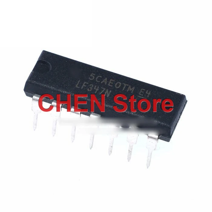 

20PCS NEW Original LF347N DIP-14 Broadband JFET input four operational amplifiers LF347 Integrated Circuit IC Chip