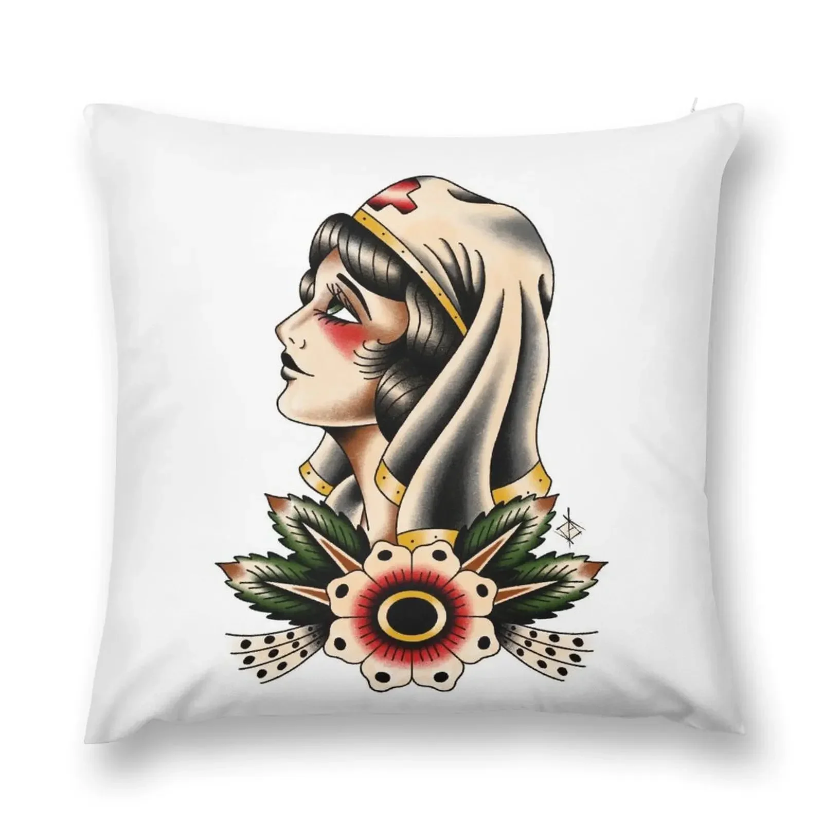 Traditional Nurse Throw Pillow Throw Pillow Pillow Case Cushion Cover Luxury