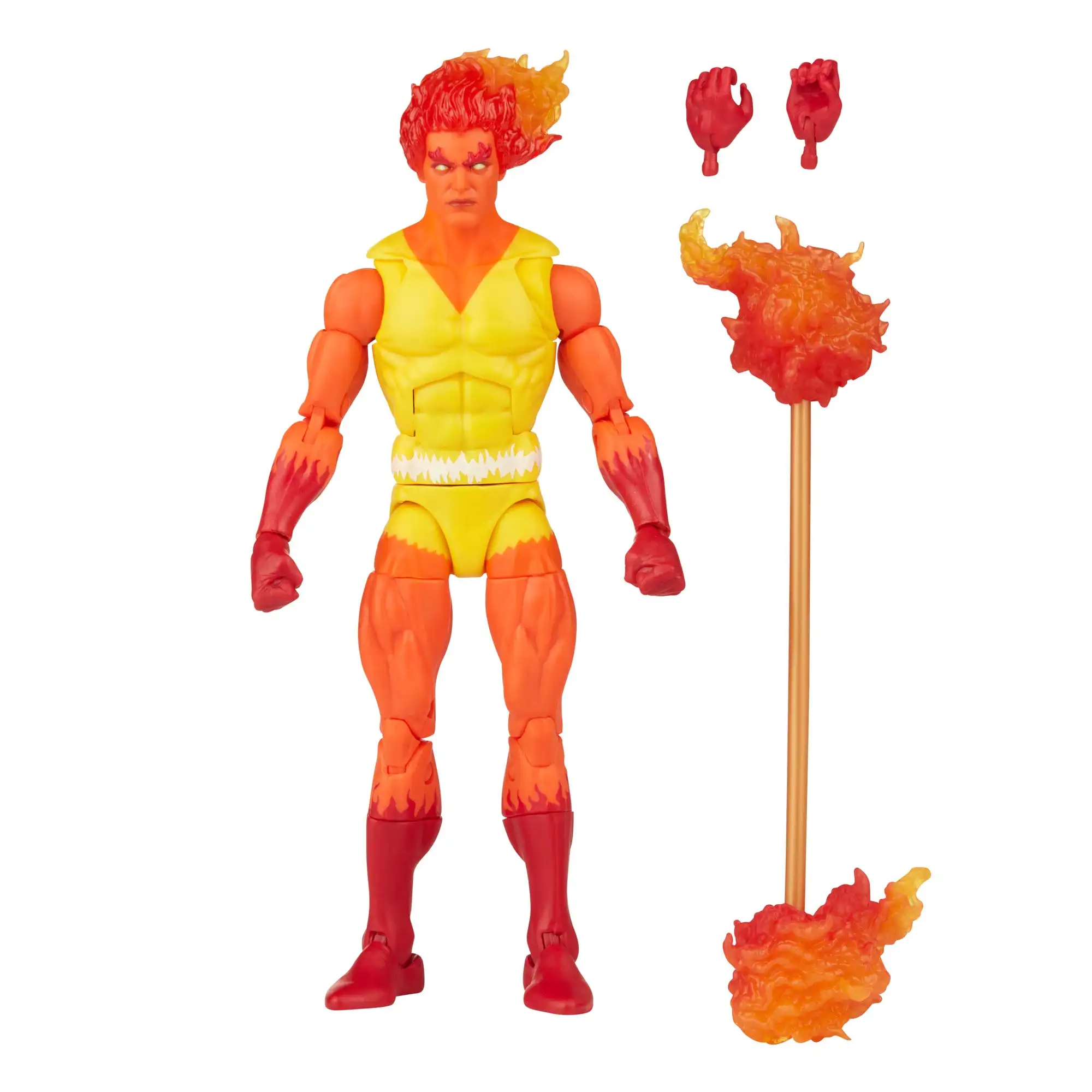 Marvel Legends figura de acción suelta de 6 ", figura de acción de Marvel Legends Fantastic Four Retro Wave Firelord Invisible Woman Mr Fantastic Human Torch