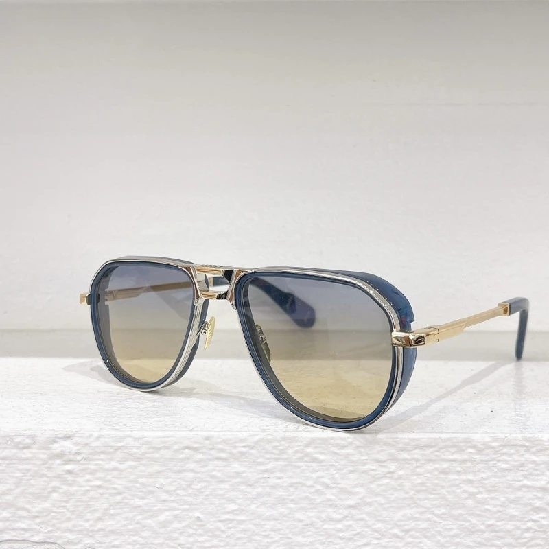 

Sunglasses GF-B Alloy Thick Pilot Oval Luxury Brand Women Sunglasses Designer Shades Outdoor Retro High Quality Glasses For Sun