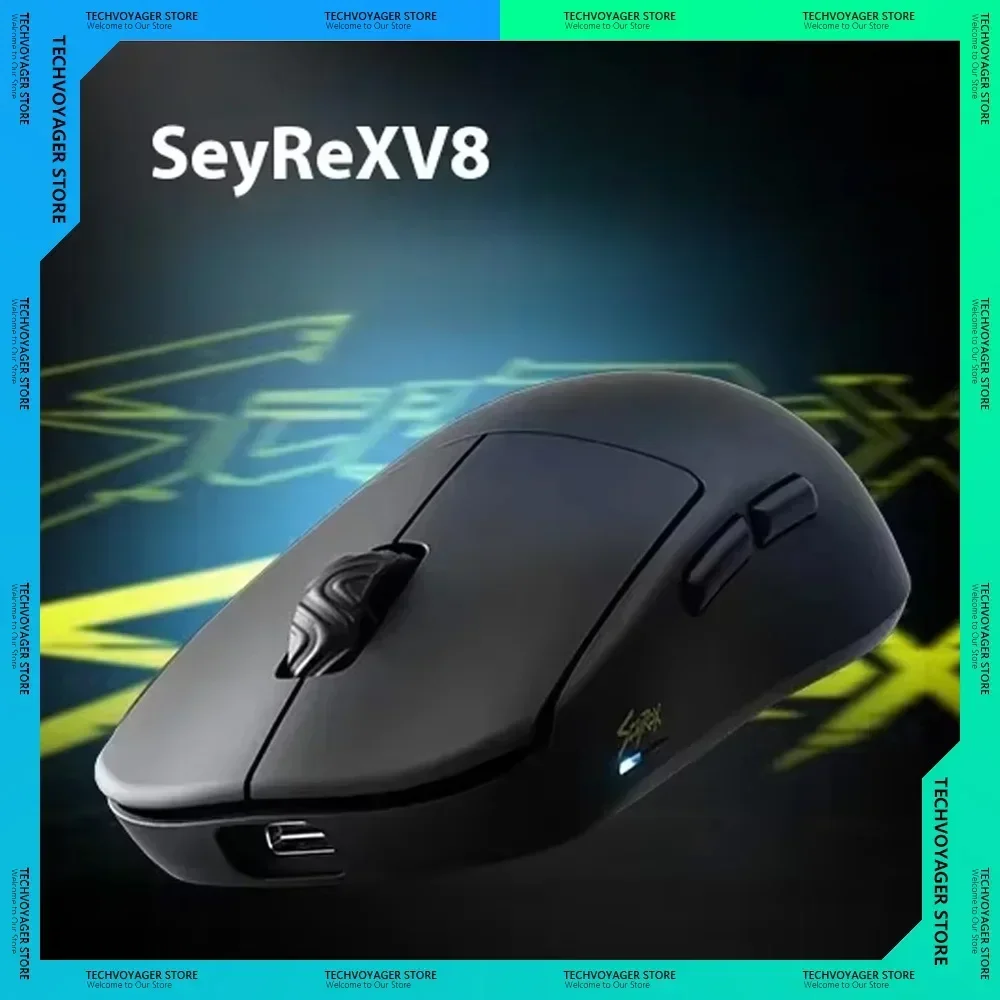 Scyrox V8 Wireless E-sport Gaming Mouse 8K Paw3950 Low Latency Dual Mode Mouse Ultra Lightweight Nordic 52840 PC Accessory NO