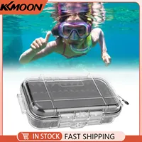 Outdoor Survival Shockproof Waterproof Storage Case Airtight Carry Box Container(Transparent)