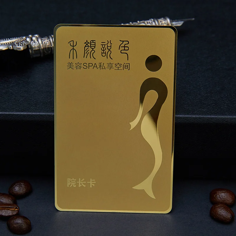 Custom Membership Card Production High-end Metal Card Production Brushed Embossed Card PVC Card Customization Personalized Creat
