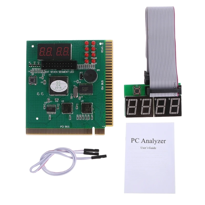 4 Digit PC ISA PCI Analyzer Diagnostische Test Postkaart Nieuwe P9JD