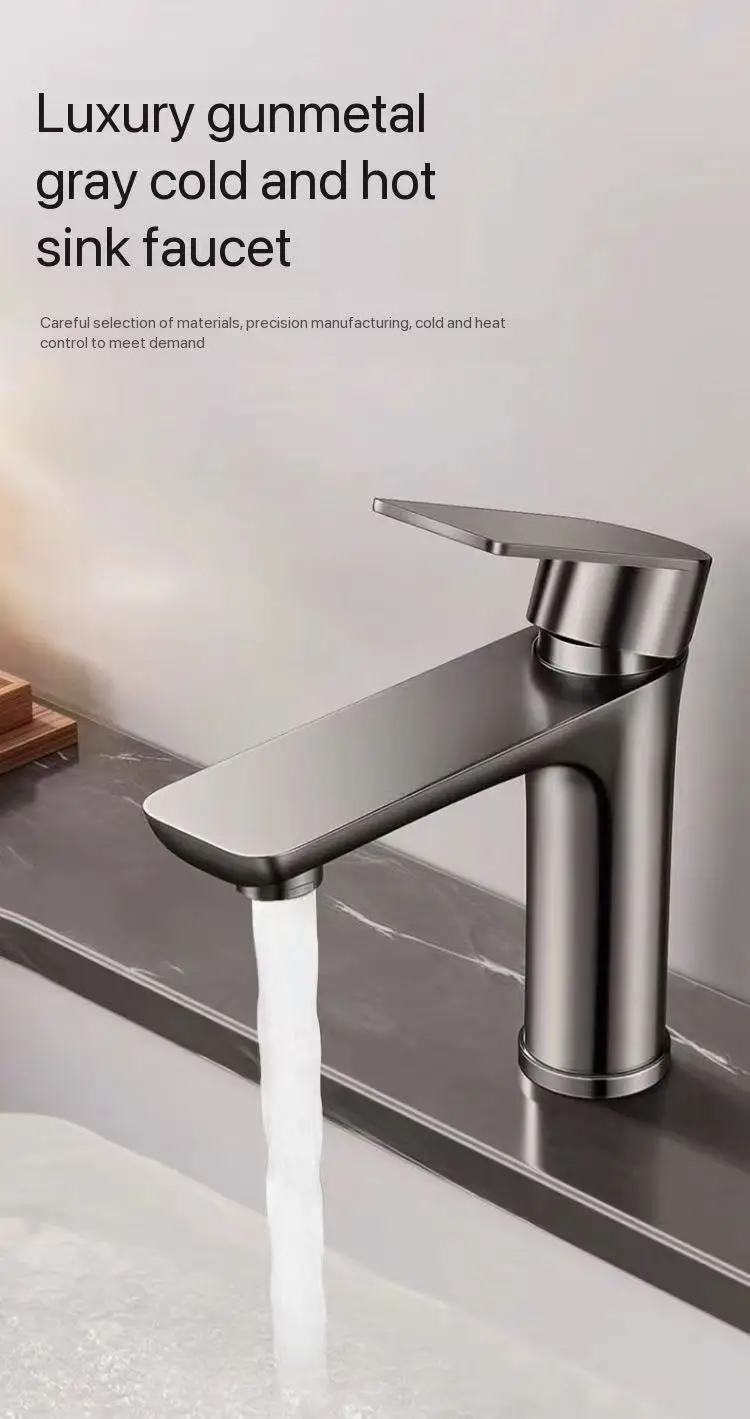 

Смеситель для раковины с горячей и холодной водой для бытовых, гостиничных и общественных туалетов, кухонь, ванных комнат, а также для установки в тумбы под раковины