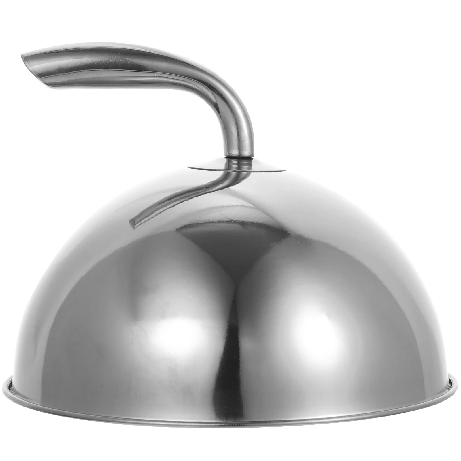 

Stainless Steel Dome Food Cover Round Decorative Steak Cover Anti-Splashing Kitchen Supply Plate Covers for Dinner Plates