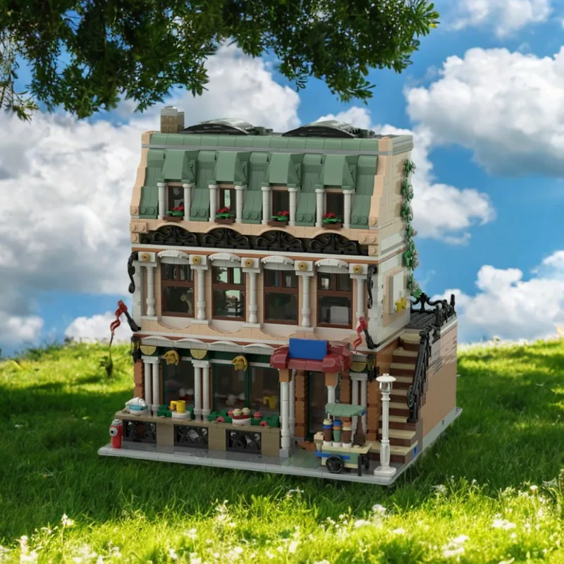 

[2693 шт.] Специальный набор MOC — El Cubo Art Café, альтернативная сборка бутикового отеля