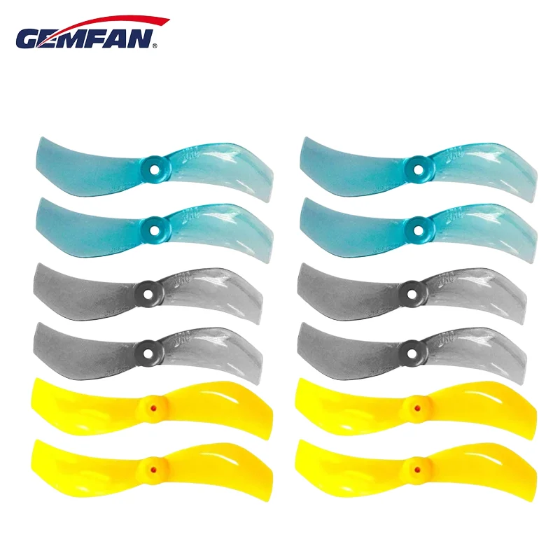 8Pairs Gemfan 1610 Drone Propeller 1.6x10 40MM 2-Blade 1mm 1.5mm CCW/CW For RC FPV Racing Freestyle Drones Mobula7 Replacement