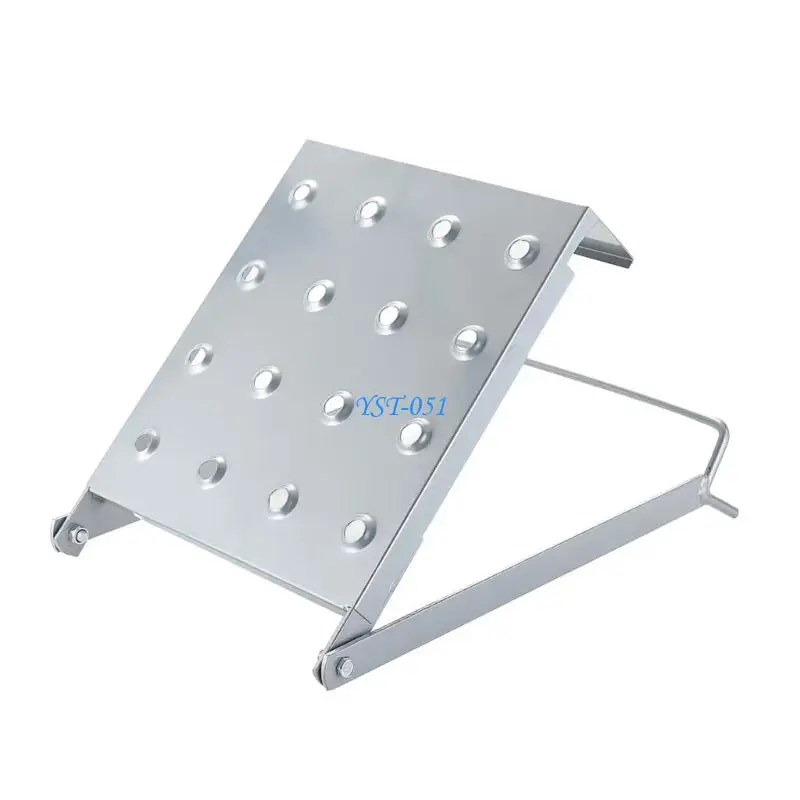E15A Heavy Duty Metal Shelf Platform For Extension Ladders With Non Slip Finishes