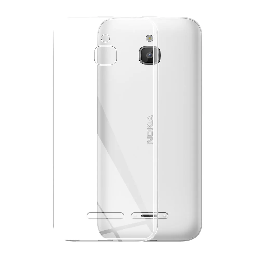 For Nokia 6300 Case 2.4 inch Clear Silicone Soft TPU Cover For Nokia 6300 Funda For Nokia 6300 Transparent Nokia6300 Coque