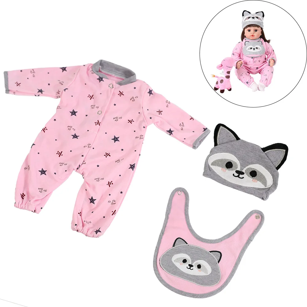 Doll Clothes Doll Accessories DIY Toys for 45cm Reborn Doll Clothes Girl Doll Baby Doll Bodysuit Clothes for 18inch Bebe Dolls