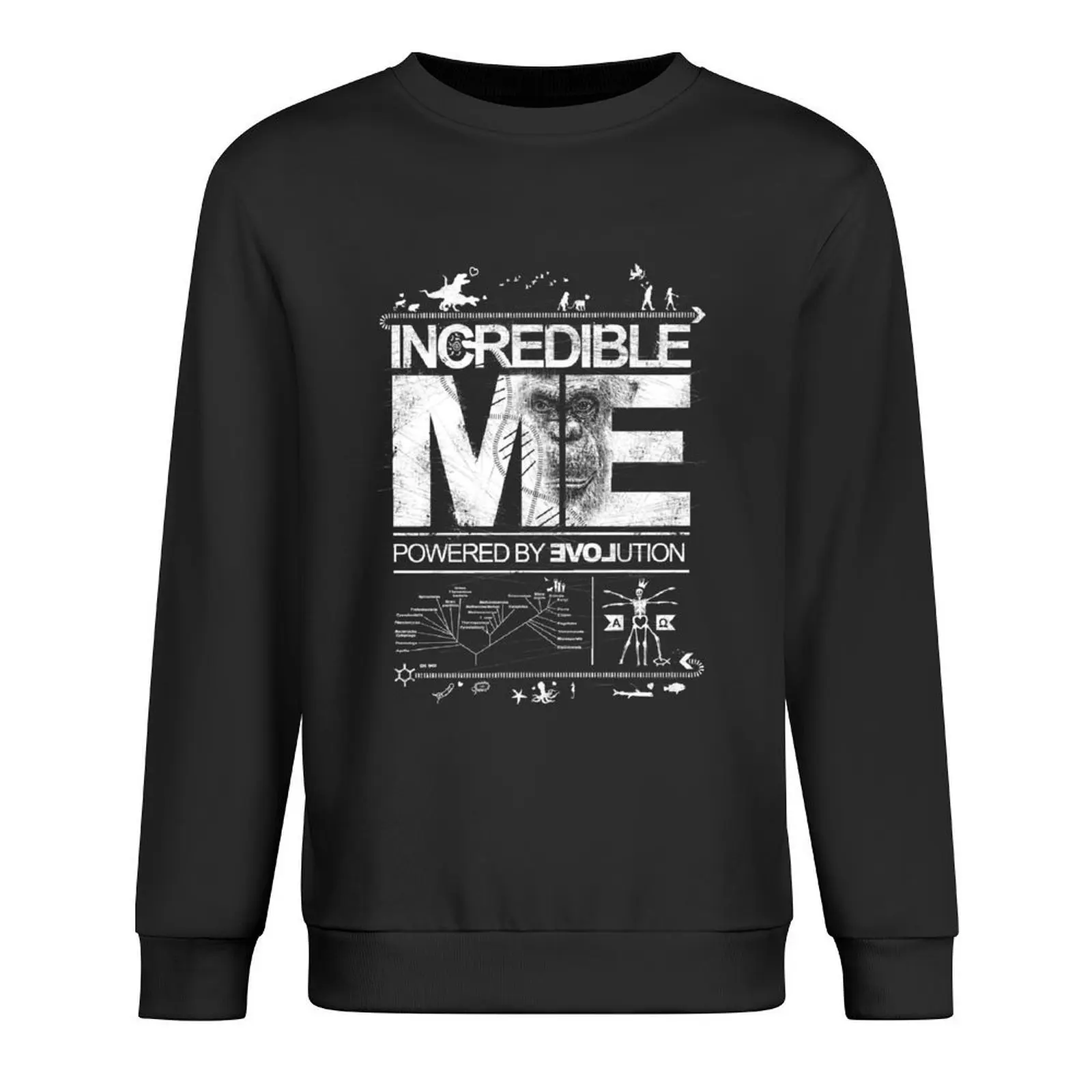 

INCREDIBLE ME Pullover men's clothing korean style clothes male clothes men wear men's sweatshirt