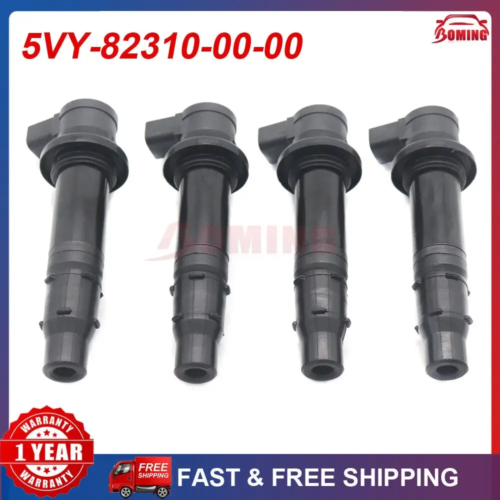 

5VY-82310-00-00 Ignition Coil For Yamaha FZ1 V-MAX 1700 YZF-R1 YZF-R6 RS Venture FX Nytro SR Viper RX-1 2008-2016 5VY823100000