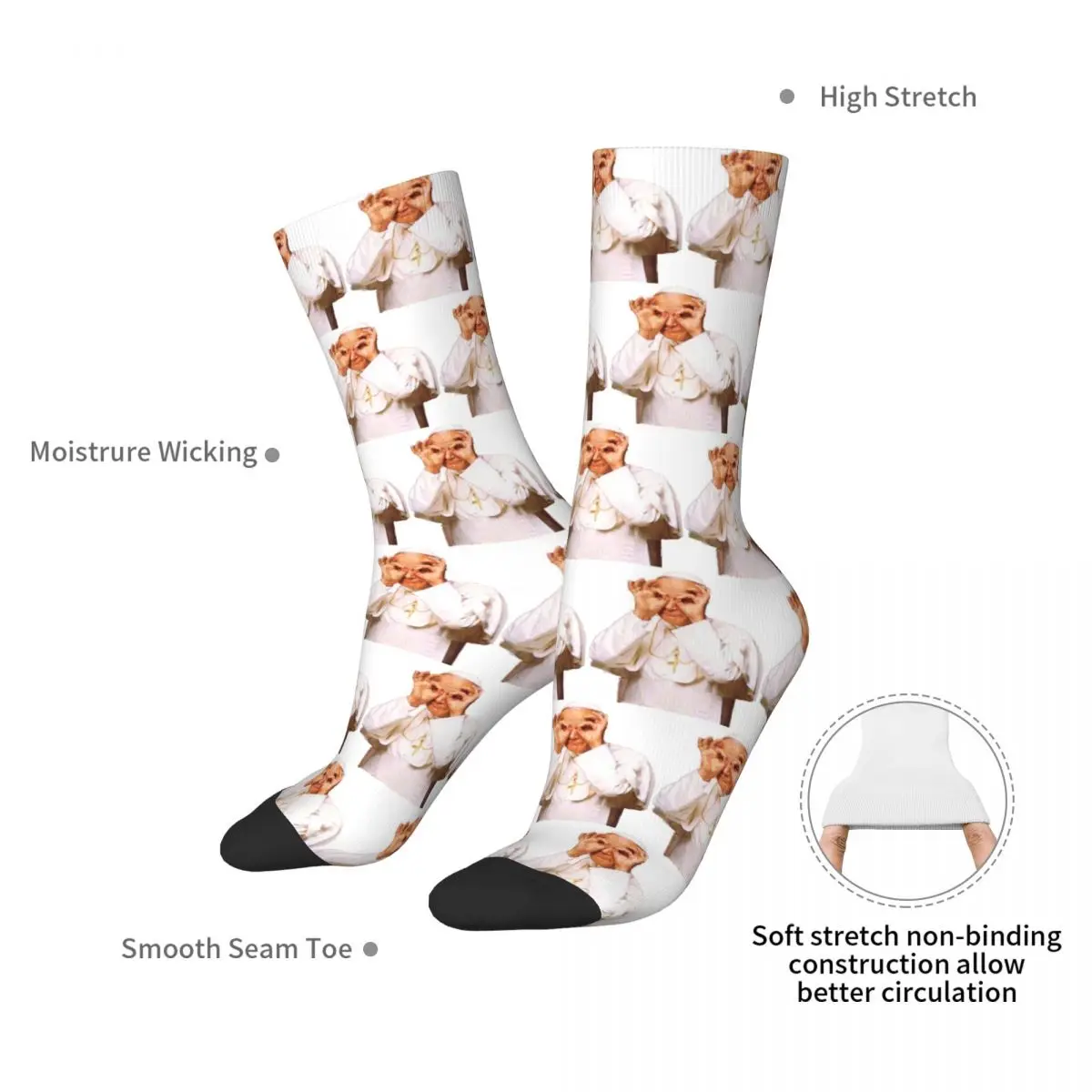 Jshrimp-Chaussettes Harajuku, Chaussettes sulf, Bas Super Doux, Toutes Saisons, Accessoires pour Cadeaux Unisexe