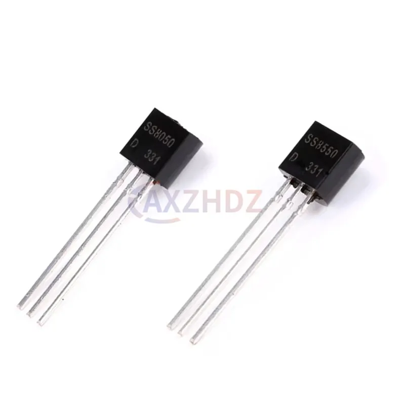 100PCS SOT-23 TO-92 S8050 S8550 SS8050 SS8550 J3Y 2TY Y1 Y2 500mA 0.5A 1.5A 25V 40V NPN PNP MMBT 8050 8550 SMD DIP Transistor