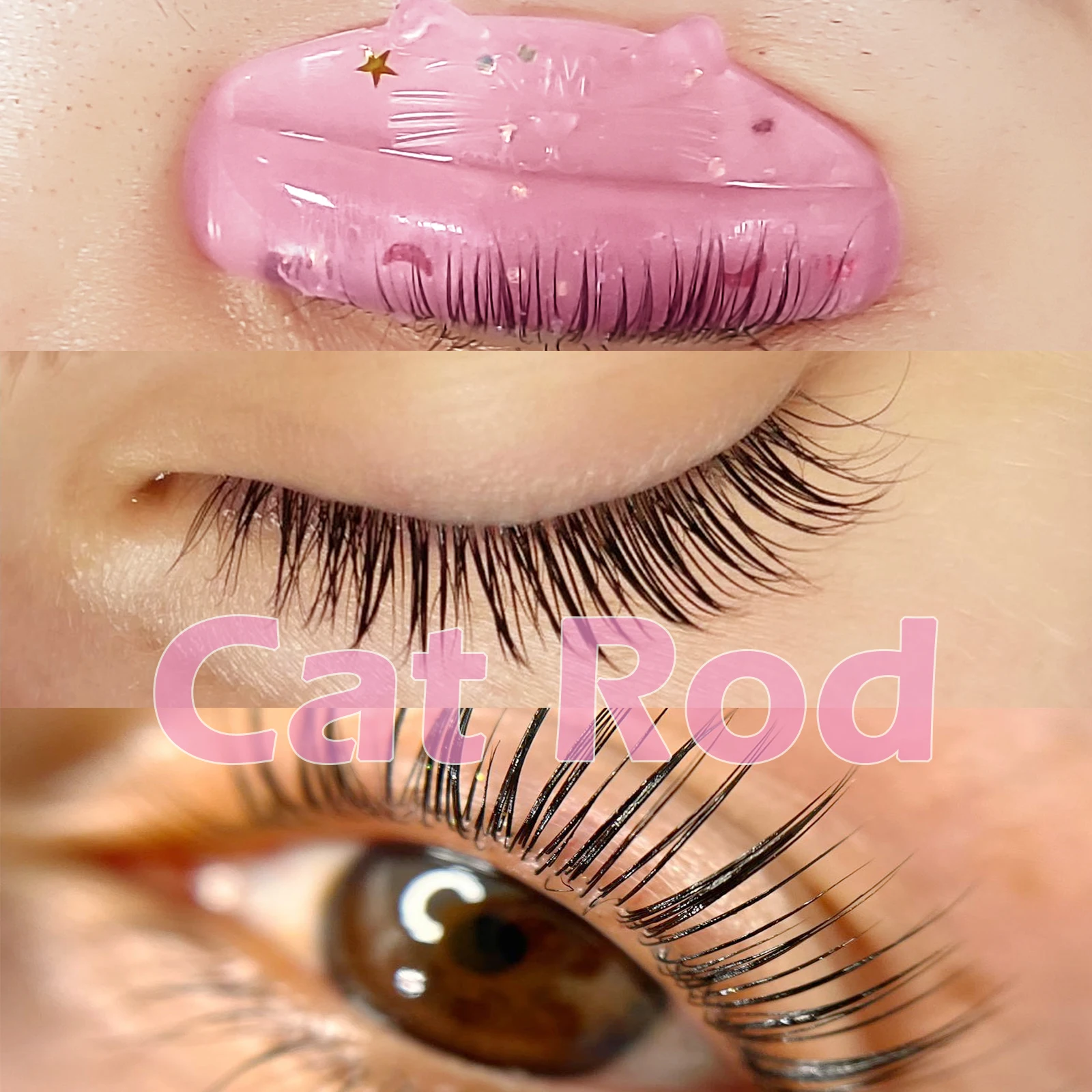 Libeauty 7 Paar NEUE Silikon Katze Wimpern Dauerwelle Stange Klebrige Lash Lift Pads 3D Wimpern Dauerwelle L Curler Zubehör Make-Up-Tools