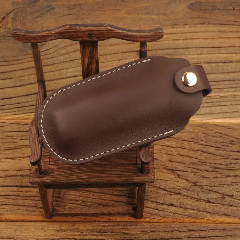 Hand sewn knife cover with genuine leather Scabbard cover suitable for 58MM folding tool pliers protective case Storage Bag