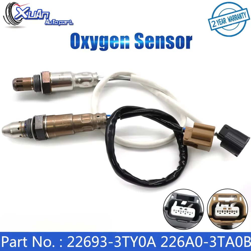 

Air Fuel Ratio Sensor Lambda O2 Oxygen Sensor 226A0-3TA0B 22693-3TY0A for Nissan Altima 13-17 2.5L Upstream Downstream