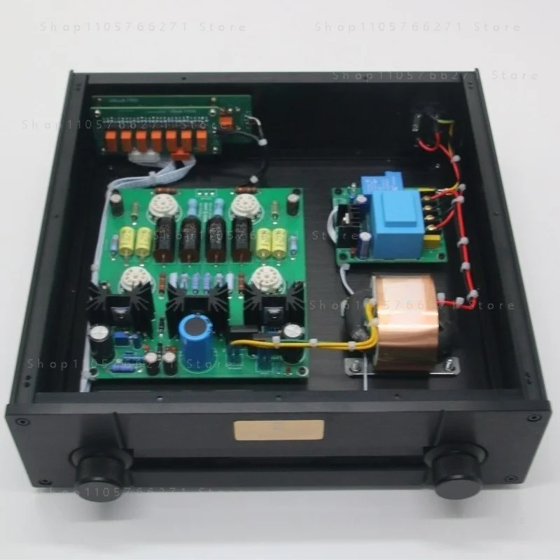 Dual Channel Tube Preamplifier, HiFi Audio Preamp with Vacuum Tubes for Home Stereo System