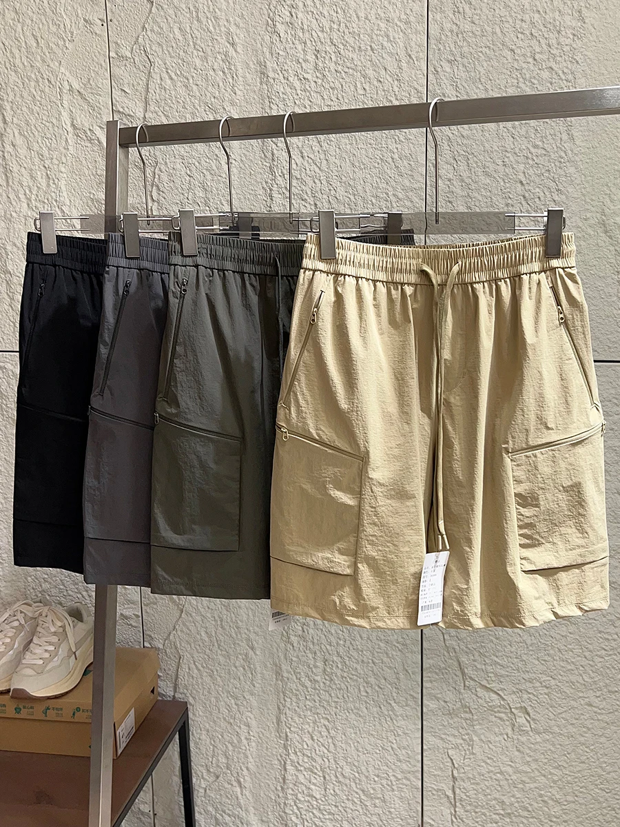 

Lightweight Quick-Dry Breathable Men's Outdoor Casual Loose Fit Shorts Summer Elastic Workwear Comfortable Shorts