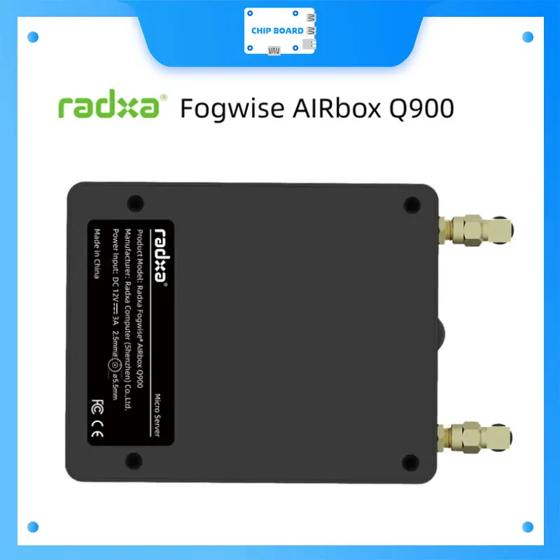 Radxa Fogwise Airbox Q900-36gb Ram 128gufs 10-9075 Processor Wifi6 Bt5 4g/5g Network Lpddr5