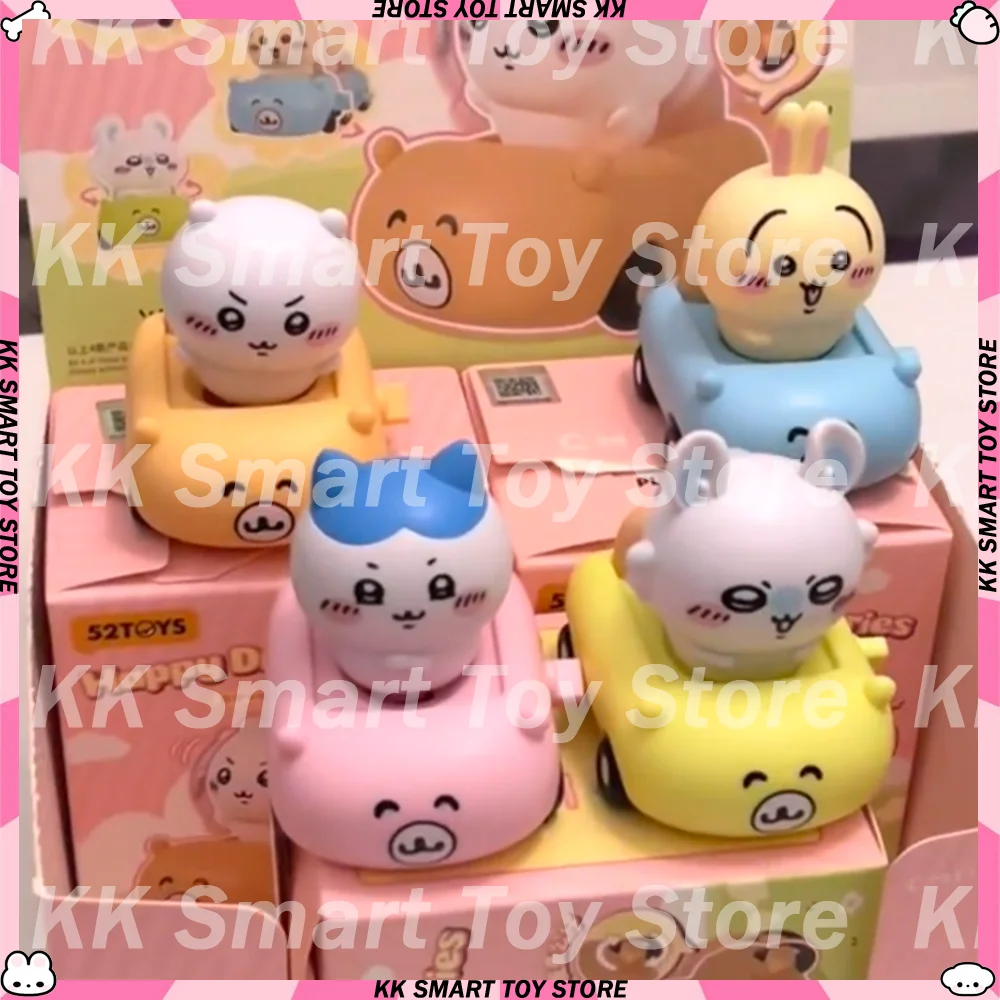جديد 52 لعبة Chiikawa Happy Drive سلسلة صندوق أعمى Kawaii أنيمي التماثيل اللعب صندوق غامض سطح المكتب ديكور يختتم دمية مفصلية
