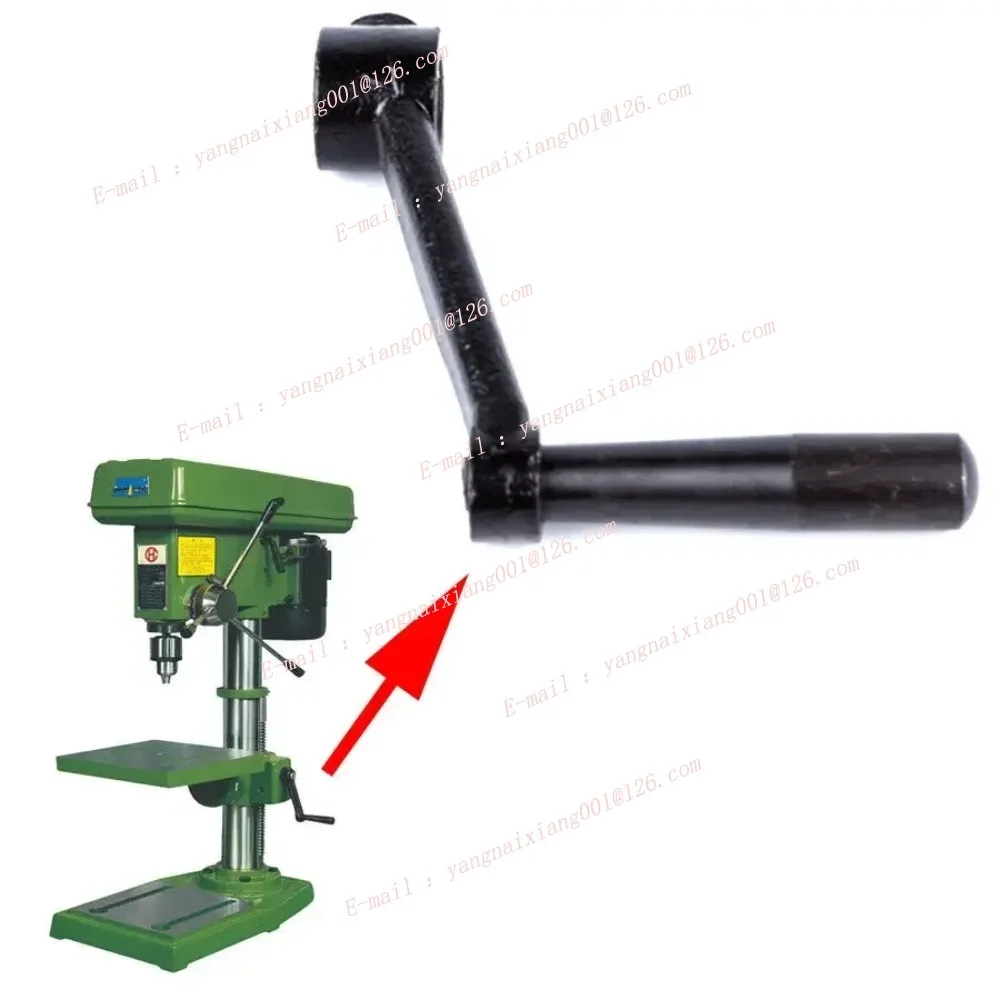 1PC Trapano Da Tavolo Manovella Maniglia Sollevare Inferiore 14mm Foro Per ZQ4113 ZQ4116 ZQ4119 Accessori Protable