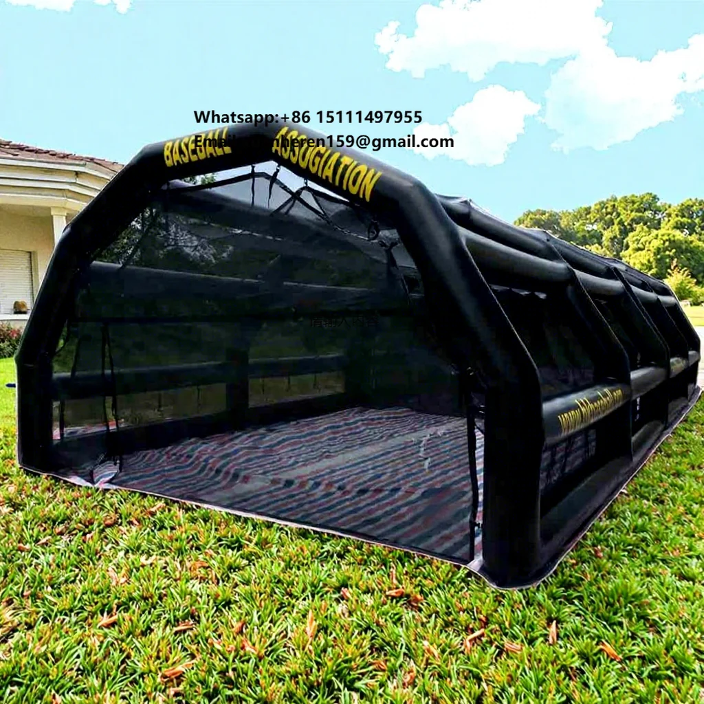 Tight Heat PVC Inflatable Batting Cage for Baseball and Golf Outdoor Sports Batting Net