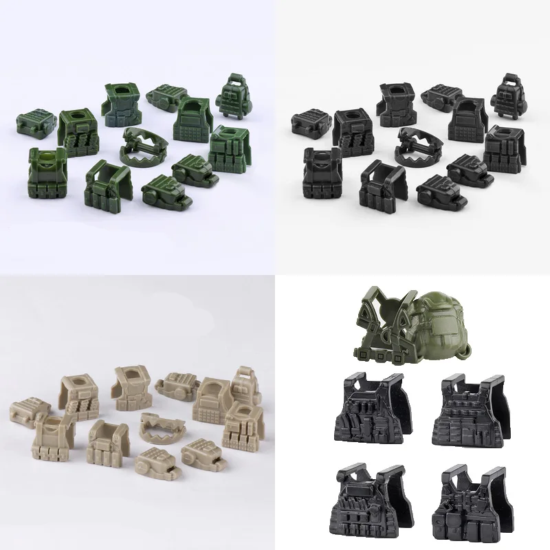 WW2 Military Building Blocks Bricks Solider Figures Gifts Wapons Guns Helmet Equipment Accessories Motar Shield Toys For Kids