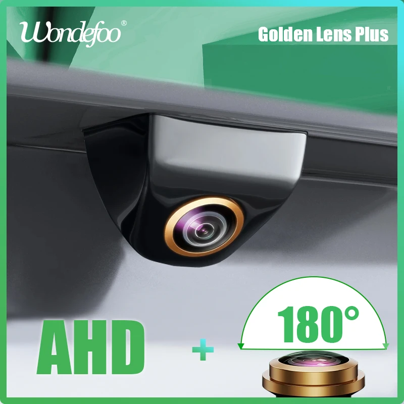 AHD 1920*1080P Car Rear View Camera Universal Golden Lens 180 Degree Fisheye HD Reverse Backup Camera Night Vision Waterproof