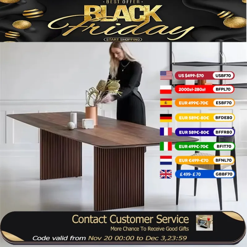 

Study Party Dining Table Organizer Event Designer Salon Coffee Dining Table Restaurant Rectangular Mesa Para Comedor Furniture