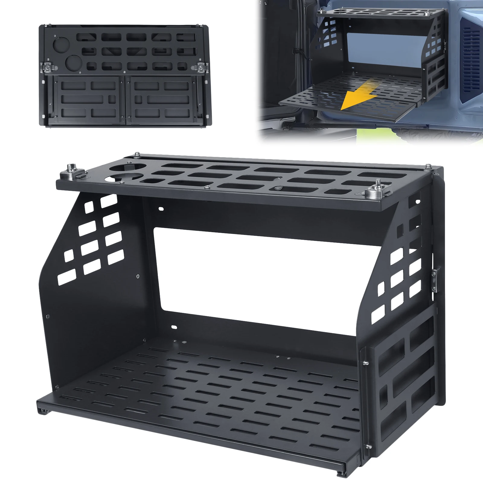 

Полка для хранения задней двери, грузовой держатель, задняя дверь, складной стол, дверной держатель для багажа для Ford Bronco