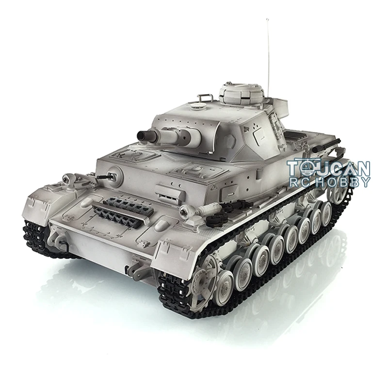 Heng Long 1/16 Snow 7.0 Actualizado Ver Panzer IV F Toucan RTR RC Tanque 3858 W/ 360 °   Juguetes de control remoto de torreta TH17391 BB Shooting