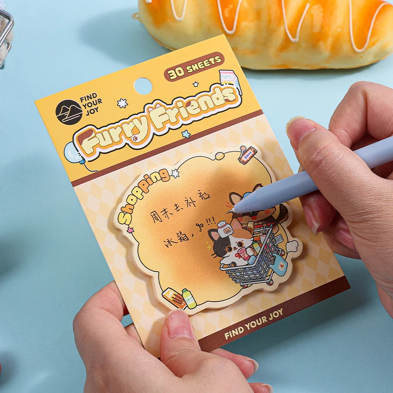 Bild 6: 30 Stück Kawaii japanischer und koreanischer Stil DIY Scrapbook Memo Nachrichten Handgemachtes Hintergrundpapier für Schul- und Bürobedarf