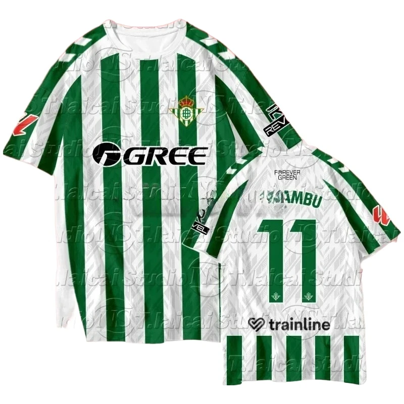 

2025-26 Real Betis Adult Children Anthony No. 7 Classic Jersey Betis Jersey Short Sleeve Home T-Shirt No. 11 motorcycle
