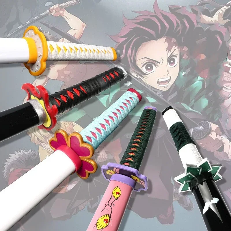 

40cm Kimetsu No Yaiba Sword Demon Slayer Swords Weapon Anime Cosplay Metal Katana Props Decorative Swords Christmas Toy Gifts