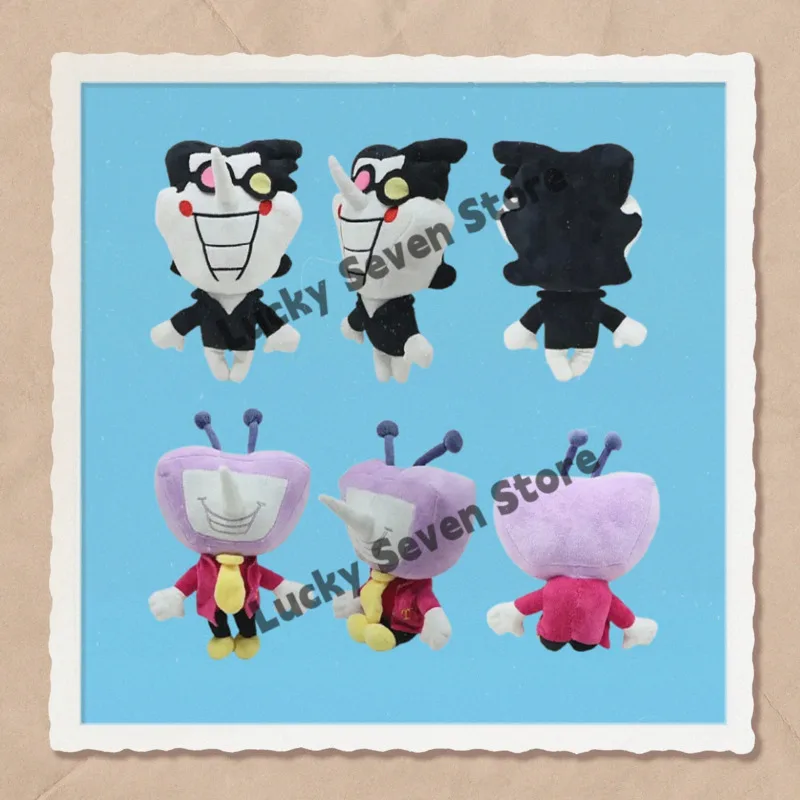 

Новая плюшевая кукла Deltarune Spamton Tenna, игрушка, милый мультяшный мягкий черный, белый цвет, плюшевые куклы с телевизором, игрушка, игровая периферия для ребенка, подарок