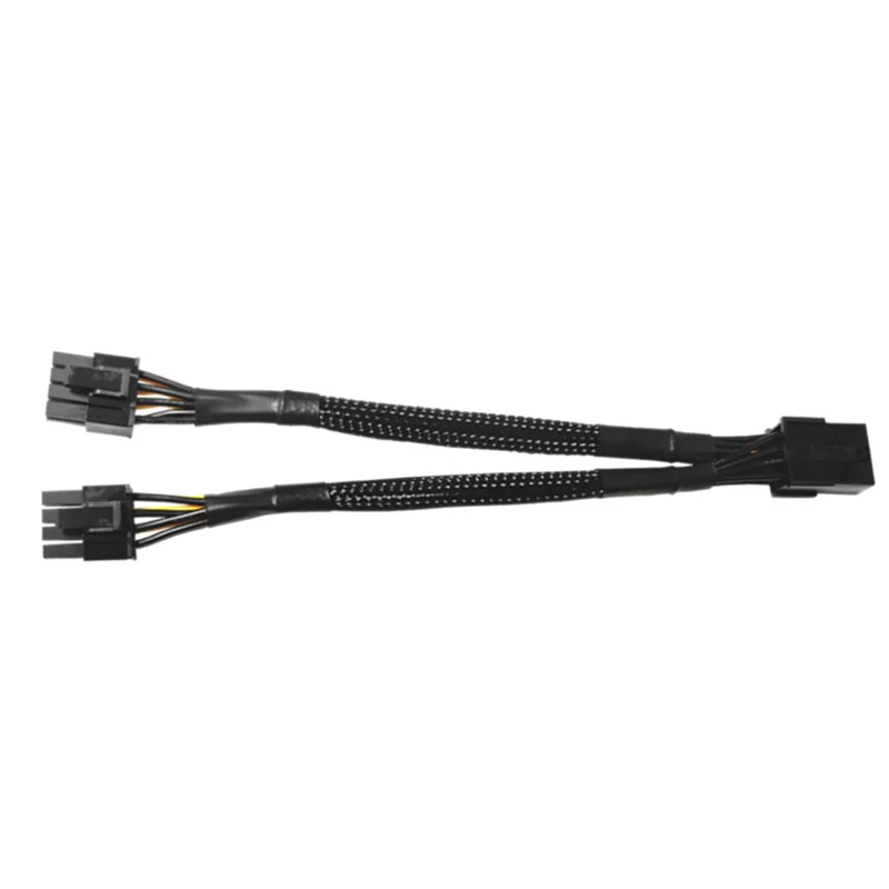 GPU-Kabelsplitter, reines Kupfer, 8-polig auf doppelte 8-polige Konvertierungskabel, Buchse auf Stecker, Linie, Grafikkarte, Stromverlängerungskabel-Adapter – Detail 7