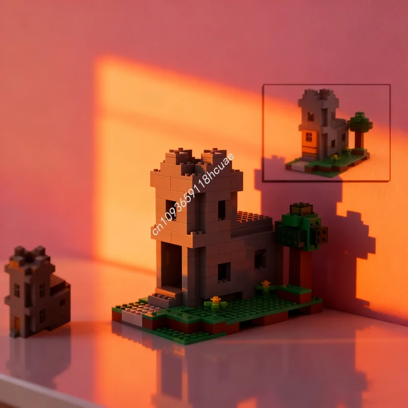 

262 шт. MOC Классический мой мир Церковь по миру Модель Строительные игрушки Блоки Строительство DIY идея Кирпич Рождественские подарки Дети День рождения