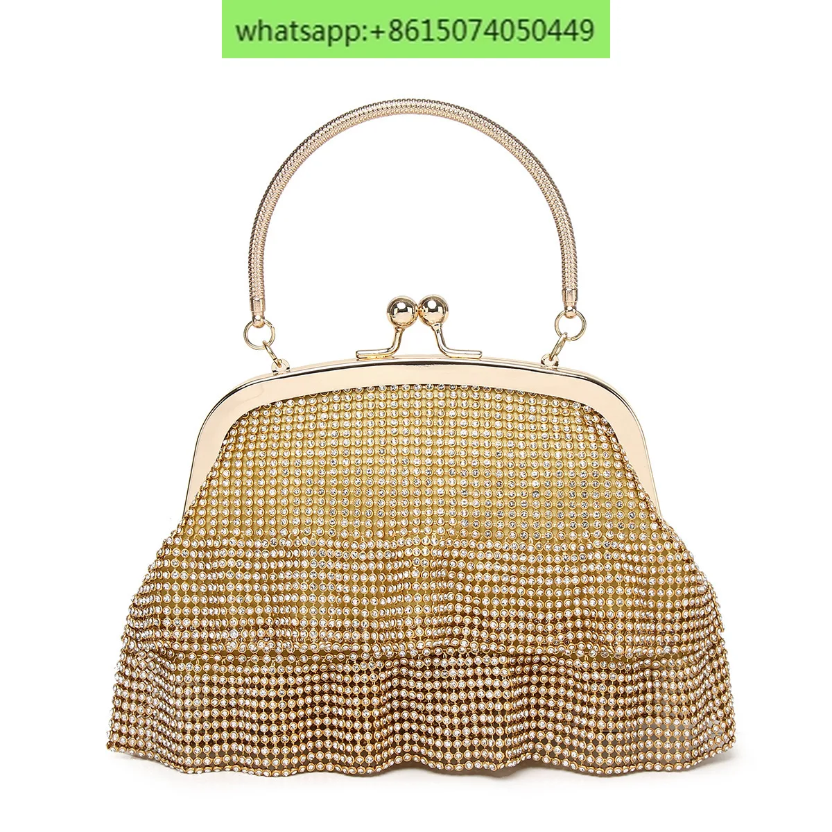 

Banquet handbags European and American rhinestone dinner bags ladies party mobile phone bags fashion handbags