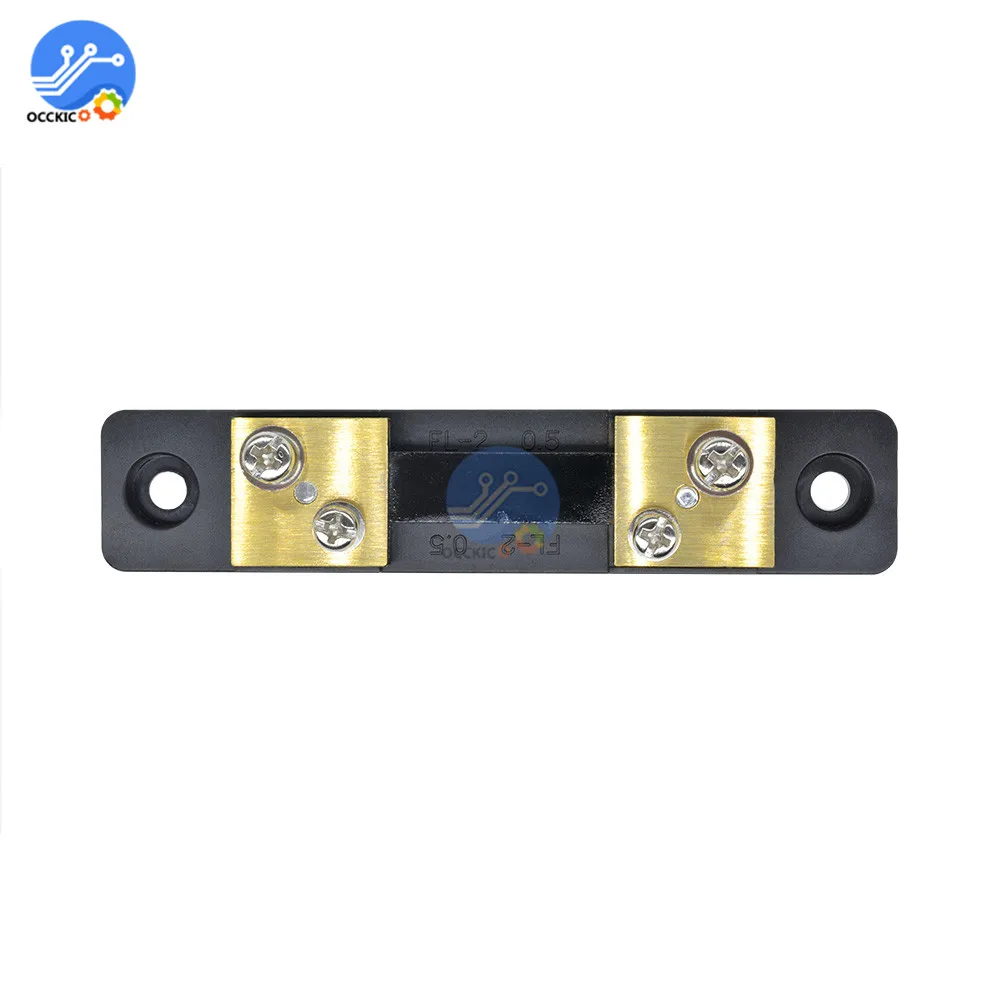 FL-2 External Shunt 50A 30A 20A 10A /75mV Current Meter Shunt Resistor For Ammeter Voltmeter Wattmeter