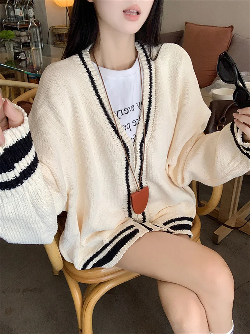 PLAMTEE Chic Sweet Knitted Suits Women Minimalist Oversize Sweaters Loose New Autumn Shorts Sweet Girls Sets Office Lady Casual