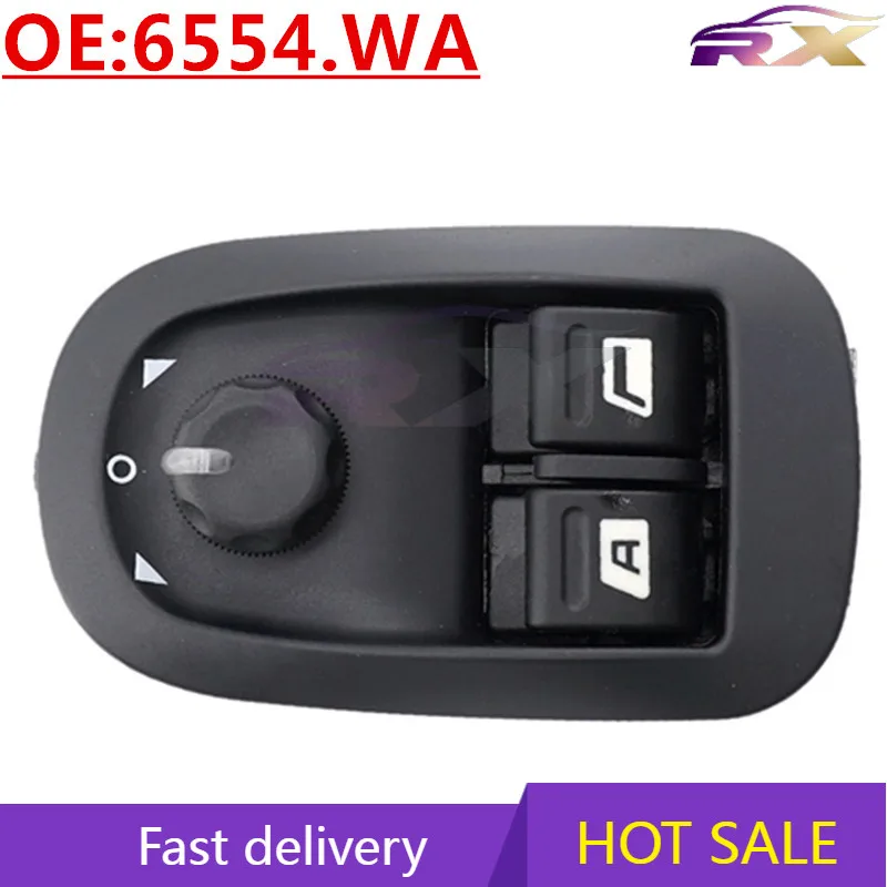 

OEM:6554.WA Power Window Master Control Switch For Peugeot 206 306