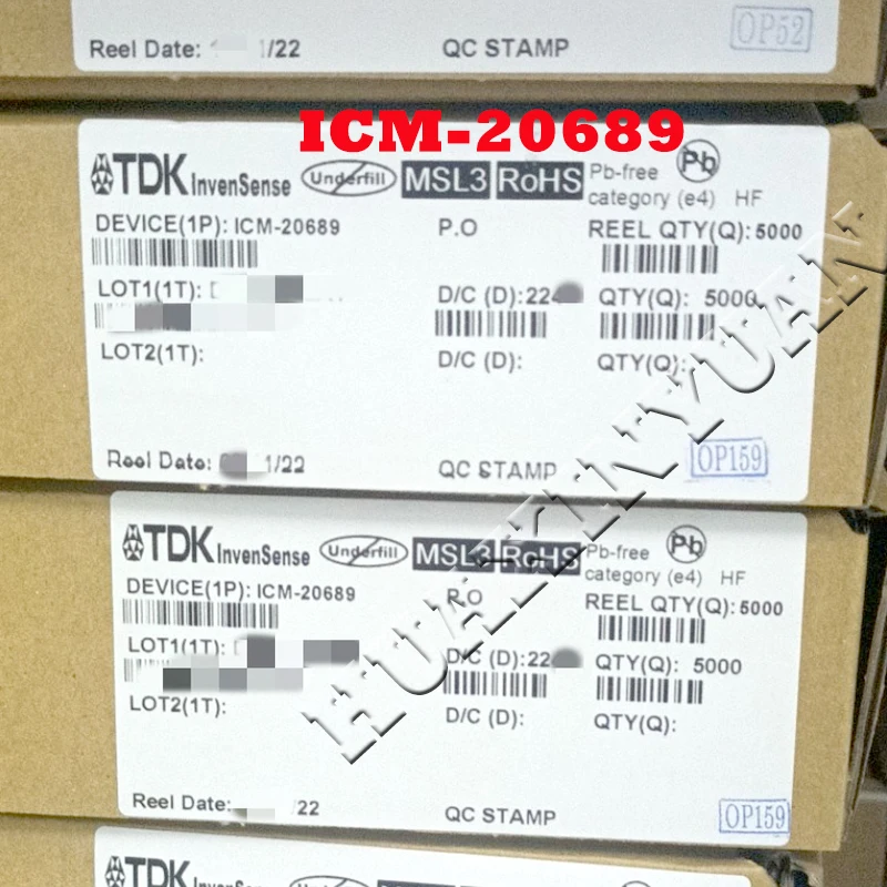 ชิป IC แบบ ICM-2 ICM-20 QFN24วงจรรวมของแท้ใหม่มี ICM-206 ICM-2068 ICM-20689 1ชิ้น/ล็อต