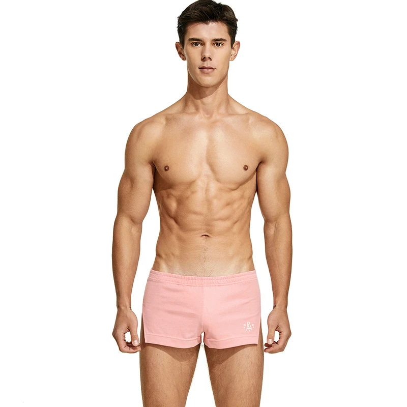 New Brand SEOBEAN MENS SEXY COTTON SHORTS HOME COMFORT SIDE SPLIT LEISURE SHORT UNDERWEAR