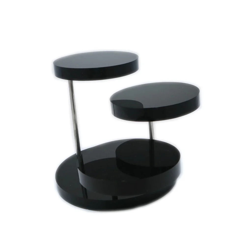 

Ring Display Stand Jewelry Organizer Acrylic Tray for Home Showcase Safe Durable Fashionable Set Separate Cleaning Easy