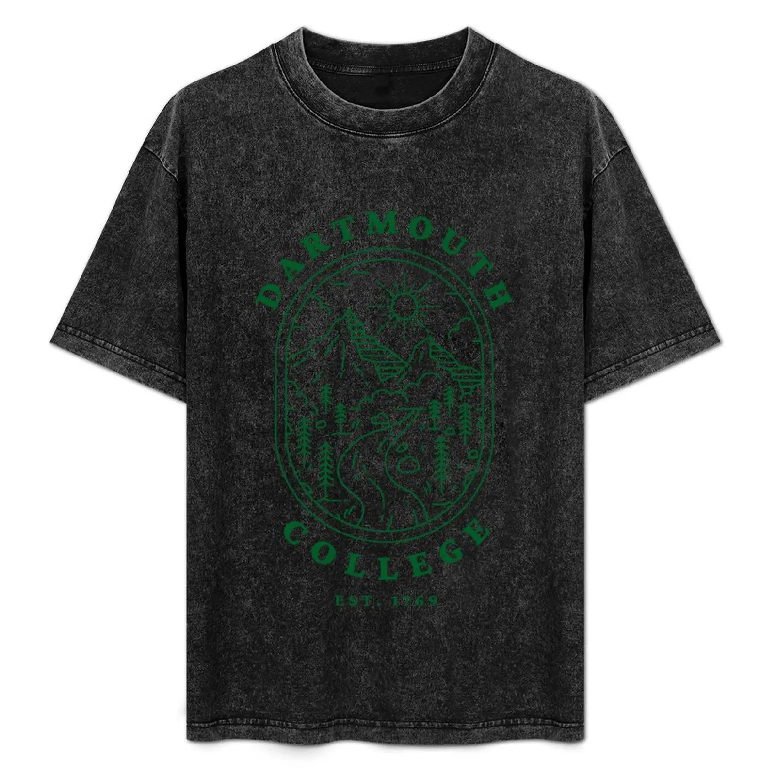 

Dartmouth College Camp Logo - Green T-Shirt Work Casual Loose Fit T-Shirt