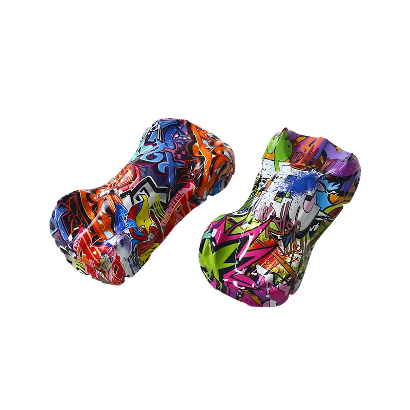 

Water transfer printing colorful car resin ornament desktop entrance wine cabinet soft decoration