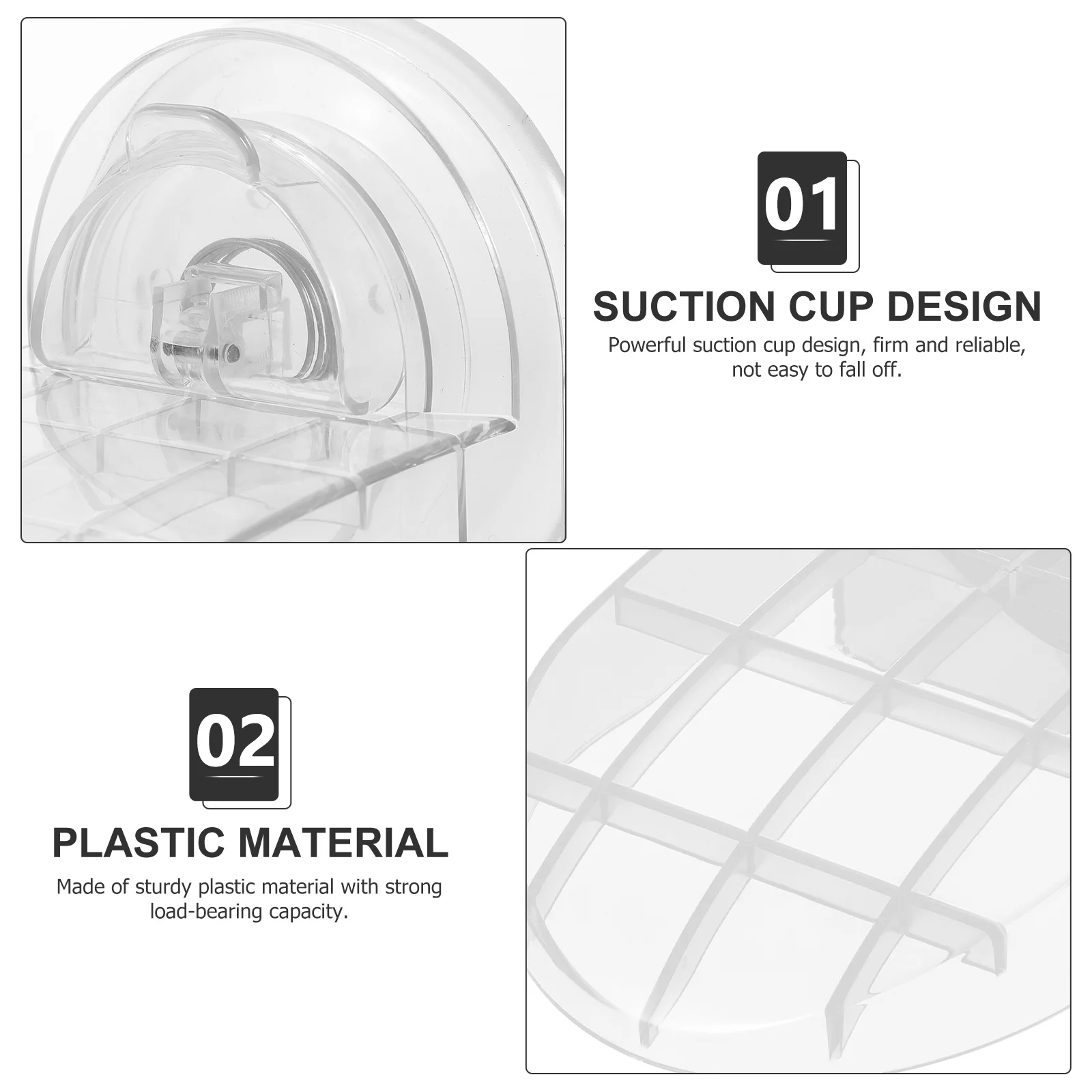 

Bathroom Foot Rest Shower Pedal Suction Cup Non-Slip Foot Washing Durable Bathroom Supply for Pregnant Elderly Home