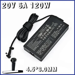20V 6A 120W 4.5X3.0mm PA-1121-22 Adapter Laptop AC Charger for MSI / ASUS UX534F M7400Q YX570U YX570Z UX501J U5500V Power Supply